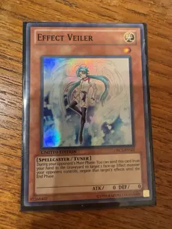 Yugioh Effect Veiler ORCS-ENSE1 Limited Edition Super Rare LP - Image 1
