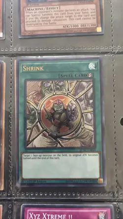 Yugioh Shrink LCKC-EN043 Ultra Rare 1st Edition Spell Card - Image 1