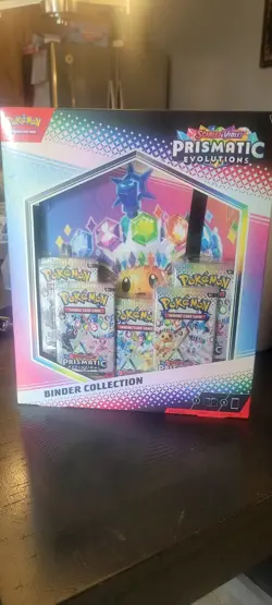 Pokemon Card Scarlet and Violet Prismatic Evolutions Binder Collection SEALED - Image 1
