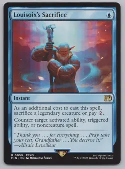 MTG - Final Fantasy - Louisoix's Sacrifice #59 -g601 - Image 1