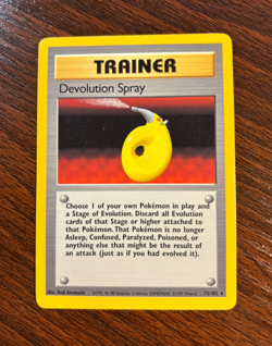 "Devolution Spray" - Pokemon Trading Card Game Base Set (72/102) Rare - Image 1
