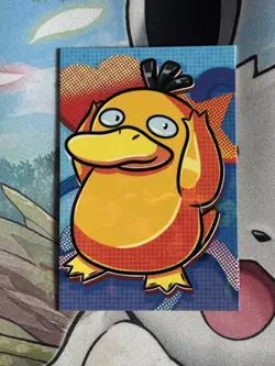 Pokemon Psyduck Electric Pikachu Peru Exclusive Card - Image 1