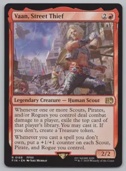 MTG - Final Fantasy - Vaan, Street Thief #168 -g600 - Image 1