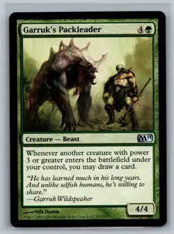 Magic The Gathering Magic 2011 Garruk's Packleader #177/249 MTG TCG CCG M11 - Image 1