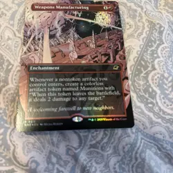 MTG Weapons Manufacturing (Borderless) (311) | Foil | Edge of Eternities (EOE) - Image 3