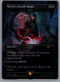 MTG - Noctis's Death Magic - Final Fantasy Secret Lair - Magic the Gathering Foi - Image 2