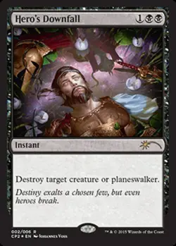 Hero's Downfall - Foil - Clash Pack Promos #002/006 MTG Magic The Gathering - Image 1