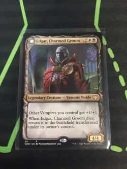 MTG Magic The Gathering Edgar, Charmed Groom VOW Showcase Vampire Commander - Image 1