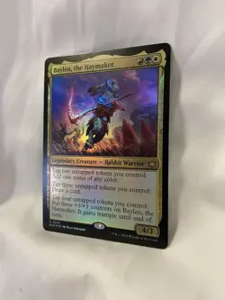 MTG - Magic the Gathering - Baylen, the Haymaker - Bloomburrow RARE 0205 FOIL - Image 2