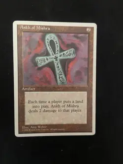 Ankh of Mishra - MTG Magic the Gathering -Alt 4th Alternate Fourth Edition- MP - Image 1