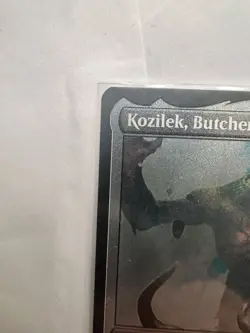 Slightly Played, English - 1 x MTG Kozilek, Butcher of Truth - Foil Etched Doubl - Image 5