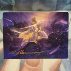 Syr Vandam, Sunstar Exemplar ART SERIES GOLD STAMPED Edge of Eternities MTG Card - Image 1