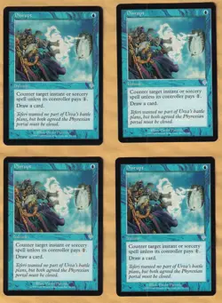 4x Disrupt (Invasion, Uncommon, English, 2000) MTG 4 - Image 1