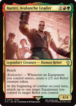 Barret, Avalanche Leader [FINAL FANTASY Commander] Magic MTG - Image 1