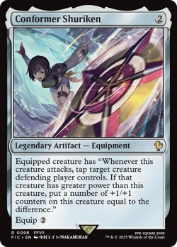 Conformer Shuriken [FINAL FANTASY Commander] Magic MTG - Image 1