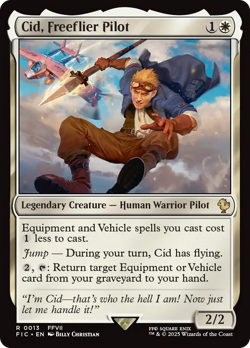 Cid, Freeflier Pilot [FINAL FANTASY Commander] Magic MTG - Image 1