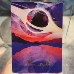 #51 Mirrorpool ART SERIES GOLD STAMPED SIGNATURE Edge of Eternities MTG Card - Image 1