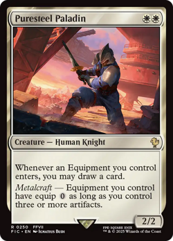 Puresteel Paladin [FINAL FANTASY Commander] Magic MTG - Image 1