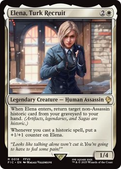 Elena, Turk Recruit [FINAL FANTASY Commander] Magic MTG - Image 1
