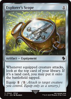 Explorer's Scope [FINAL FANTASY Commander] Magic MTG - Image 1