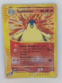 Typhlosion 064/165 Expedition Base Set Reverse Holo Rare Pokemon TCG Nintendo - Image 1