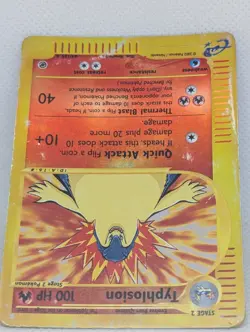 Typhlosion 064/165 Expedition Base Set Reverse Holo Rare Pokemon TCG Nintendo - Image 4
