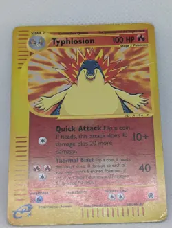 Typhlosion 064/165 Expedition Base Set Reverse Holo Rare Pokemon TCG Nintendo - Image 3
