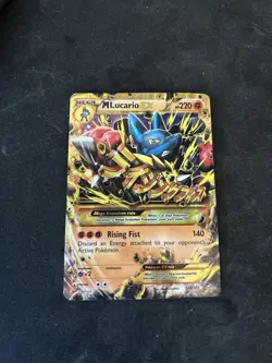 2014 Pokemon XY Furious Fists M Lucario EX Secret Rare 113/111 Holo - Image 1