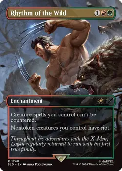 Rhythm of the Wild Marvel Secret Lair NM MTG - Image 1