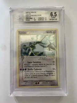 Pokemon Latias Gold Star BGS 6.5 Strong Ex Deoxys 105/107 -no Shining Charizard - Image 1