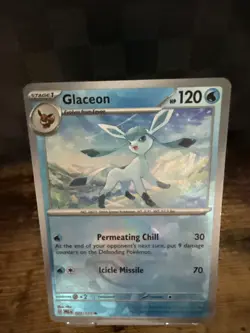 Glaceon Poke Ball Reverse Holo 025/131 Prismatic Evolutions English Pokemon TCG - Image 2