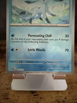 Glaceon Poke Ball Reverse Holo 025/131 Prismatic Evolutions English Pokemon TCG - Image 3