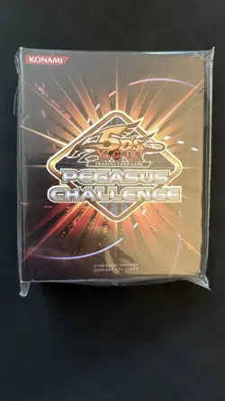 Yu-Gi-Oh YUGIOH 5Ds Pegasus Challenge Mini Binder 1-card Page New & Sealed! Rare - Image 1