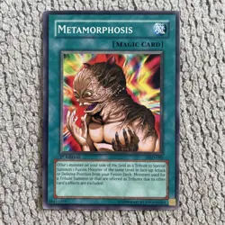 Vintage Yugioh Card Metamorphosis PGD-090 1st Edition Pharaonic Guardian Magic - Image 1