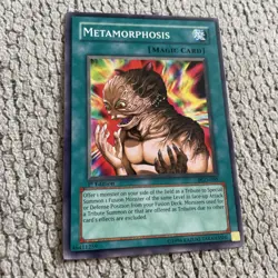 Vintage Yugioh Card Metamorphosis PGD-090 1st Edition Pharaonic Guardian Magic - Image 2