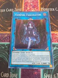 Yugioh Vampire Fascinator BACH-EN048 Super Rare 1st Edition Near Mint - Image 1