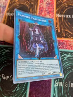Yugioh Vampire Fascinator BACH-EN048 Super Rare 1st Edition Near Mint - Image 2