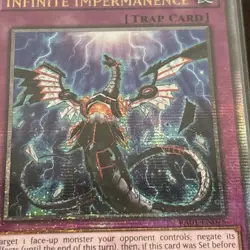 YUGIOH INFINITE IMPERMANENCE QUARTER CENTURY SECRET RARE NM RA01-EN075 - Image 2