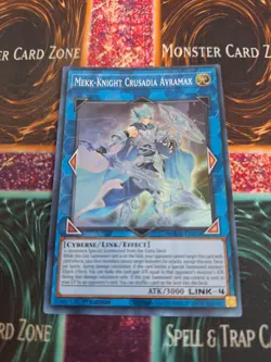 Yugioh Mekk-Knight Crusadia Avramax MAZE-EN054 Super Rare 1st Edition Near Mint - Image 1