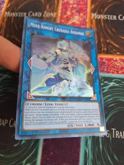 Yugioh Mekk-Knight Crusadia Avramax MAZE-EN054 Super Rare 1st Edition Near Mint - Image 2