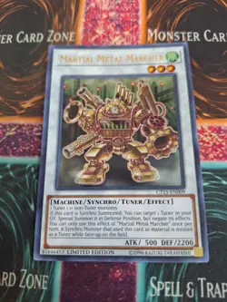 Yugioh Martial Metal Marcher CT15-EN009 Ultra Rare Limited Near Mint - Image 1