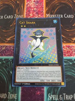 Yugioh Cat Shark MAMA-EN066 Ultra Rare 1st Edition Near Mint - Image 1