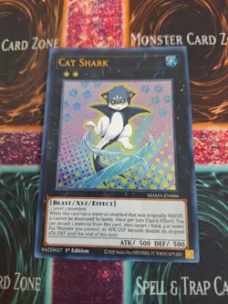 Yugioh Cat Shark MAMA-EN066 Ultra Rare 1st Edition Near Mint - Image 1