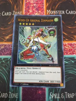 Yugioh Wind-Up Arsenal Zenmaioh BROL-EN083 Ultra Rare 1st Edition Near Mint - Image 1