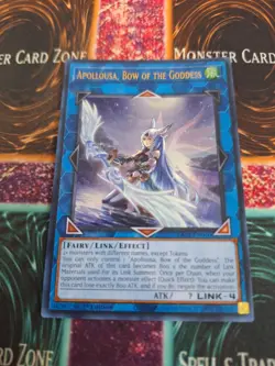 Yugioh Apollousa, Bow of the Goddess RA02-EN040 Ultra Rare 1st Edition Near Mint - Image 1