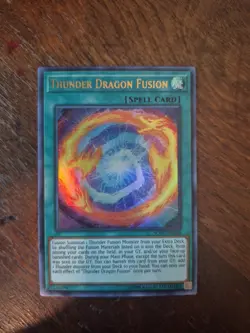 Yugioh Thunder Dragon Fusion SOFU-EN060 Ultra Rare NM - Image 1