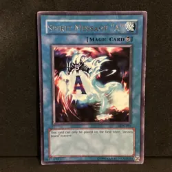 Yugioh Spirit Message "A" LON-091 Rare - MP - Image 1