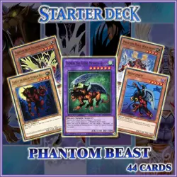 PHANTOM BEAST YUGI STARTER DECK 44 | Chimera Fusion Poly Duelist Kingdom YuGiOh - Image 1