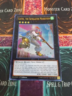 Yugioh Castel, The Skyblaster Musketeer DUSA-EN093 Ultra Rare 1st Edition NM - Image 1