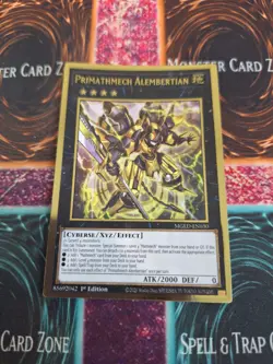 Yugioh Primathmech Alembertian MGED-EN030 Premium Gold Rare 1st Edition NM - Image 1